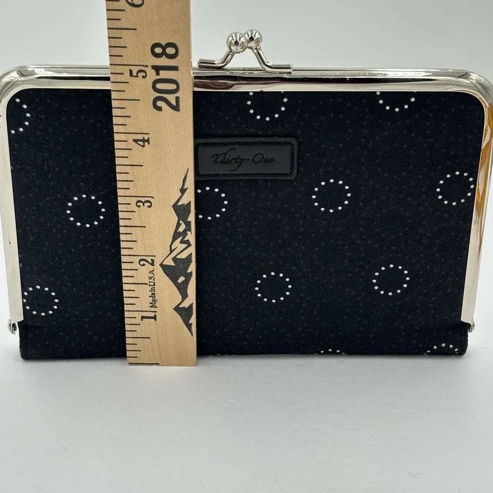 Thirty One Photo Wallet Dot Dot Clutch, Holds 4